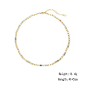 Colliers de perles d'amazonite naturelle pour femmes, avec 925 accessoires en argent pur