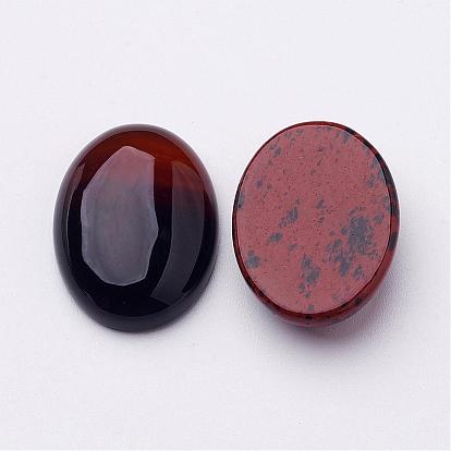 Cabochons de pierres fines, mixedstyle, ovale, pierre mixte, 25x18x5~6mm