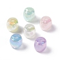 Perles acryliques opaques, couleur ab , couleur macaron, baril