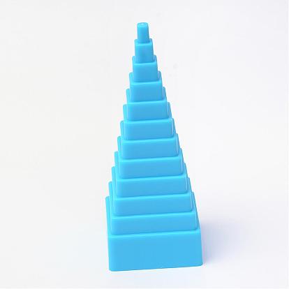 5Pcs/Set Plastic Border Buddy Quilling Tower Sets DIY Paper Craft, 130x50~80x40~50mm