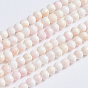 Natural Pink Shell Beads Strands, Round