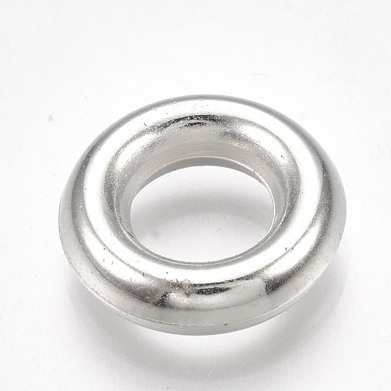 Perles intercalaires en plastique ccb, Perles avec un grand trou   , anneau