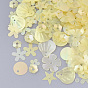 Ornament Accessories, PVC Plastic Paillette/Sequins Beads, Frosted, Mixed Shapes