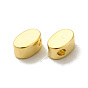 Brass Bead, Cadmium Free & Lead Free, Long-Lasting Plated, Oval
