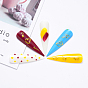 Metallic Color Nail Art Stickers, Self-adhesive, For Nail Tips Decorations