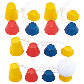 Chgcraft 4 sets set de tés de golf en plastique