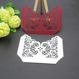 Flower Pattern Carbon Steel Cutting Dies Stencils, for DIY Scrapbooking, Photo Album, Decorative Embossing Paper Card
