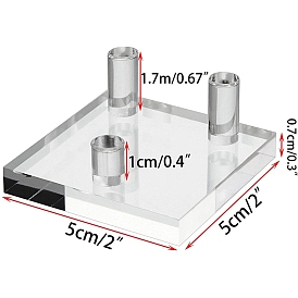 Acrylic Display Frame Chassis, Square