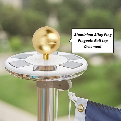 Aluminium Alloy Flag Flagpole Ball top Ornament