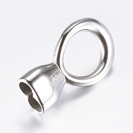 316 хирургические застежки-крючки из нержавеющей стали, для изготовления кожаных браслетов, кольцо