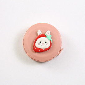 Catoon Rabbit with Strawberry Metric & Imperial Soft Tape Measure, for Body, Sewing, Tailor, Clothes