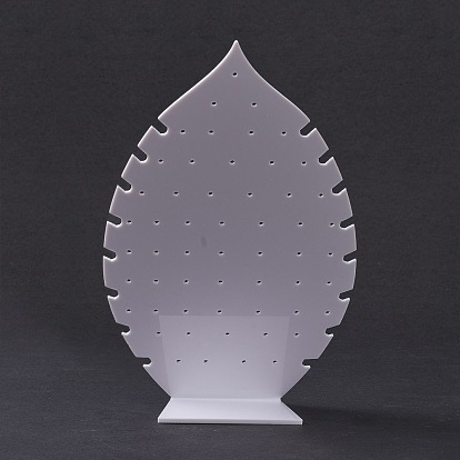 Acrylic Earring Stands Displays, Leaf