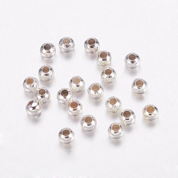 Fer perles d'entretoise, 3mm, Trou: 1mm