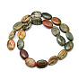 Natural Polychrome Jasper/Picasso Stone/Picasso Jasper Beads Strands, Oval