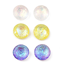 Resin Imitation Opal Cabochons, Faceted Cone