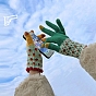 Cotton Knitting Full Finger Gloves, Wind Proof Thermal Gloves, Touch Screen Gloves