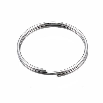 304 Stainless Steel Split Rings，Double Loops Jump Rings