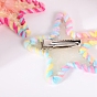 Star Cellulose Acetate & Woolen Yarn Alligator Hair Clips, Hair Accessories for Women and Girls