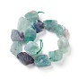 Natural Fluorite Beads Strands, Nuggets