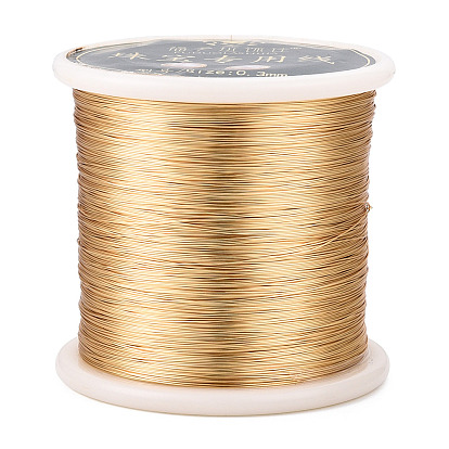 Copper Jewelry Wire, Real 14K Gold Plated, Lead Free & Nickel Free & Cadmium Free, with Spool
