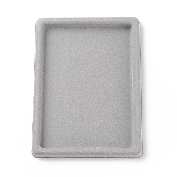 Plastic Beads Tray for Necklace and Bracelets Making, Rectangle, 7.87x10.63x0.79 inch