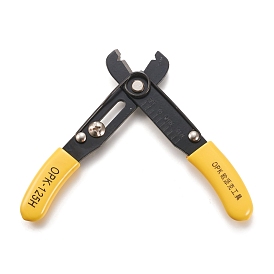 Iron Jewelry Crimping Pliers, with Rubber Handle Cover, Cutting Pliers