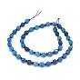 Perles naturelles apatite brins, avec des perles de rocaille, facette, Toupie, perles de prisme à double pointe