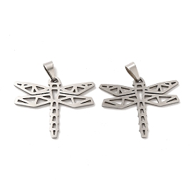 201 Stainless Steel Pendants, Dragonfly Charm