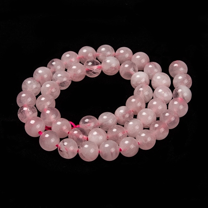 Натуральный мадагаскар розовый кварц бисер strads, класса AB, круглые