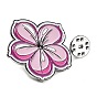 Эмалированная булавка розовой серии, платиновая брошь из цинкового сплава для женщин, бабочка/цветок/вишня
