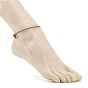 5Pcs Macrame Cotton Braided Cord Anklets Set, Friendship Adjustable Anklets for Women