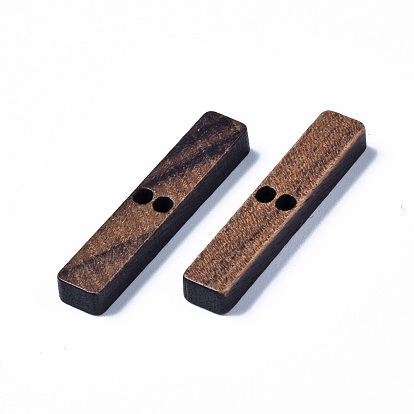 Eslabones / conectores de madera de nogal, Rectángulo