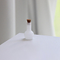 Mini contenants de perles de bouteille en verre à haute teneur en borosilicate, souhaitant bouteille, avec bouchon en liège, lampe