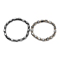 Synthetic Non-Magnetic Hematite Column Beaded Stretch Bracelets