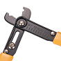 Железные ювелирные щипцы, плоскогубцы для раскрытия зажимных цепей, инструмент для ремонта цепей для сумок, со случайной цветной пластиковой ручкой
