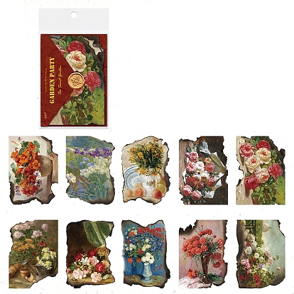 20 feuilles de papier pour scrapbooking floral, pour scrapbook album bricolage, carte de voeux, papier de fond