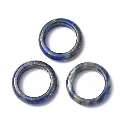Natural Gemstone Plain Band Ring for Women