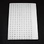 Plastic Bead Counter Boards, for Counting 12mm 200 Beads, Rectangle