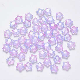 Transparent Glass Beads, Star