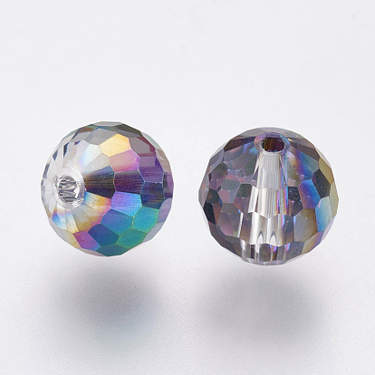 Imitación perlas de cristal austriaco, aaa grado, facetados, rondo
