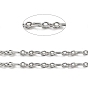 316 Surgical Stainless Steel Cable Chains, with Spool, Soldered