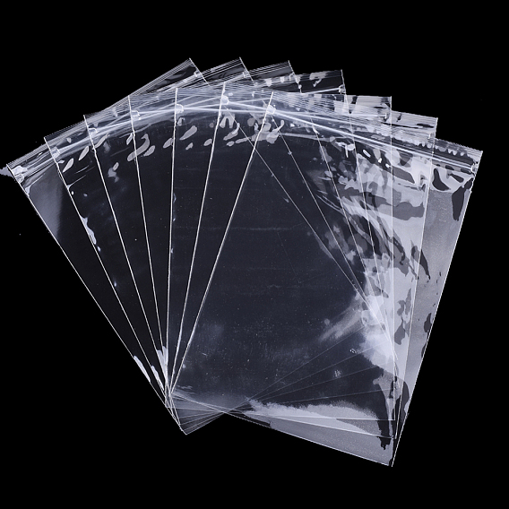 Polypropylene Zip Lock Bags, Top Seal, Resealable Bags, Self Seal Bag, Rectangle