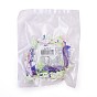 Rectangle avec des sacs-cadeaux en organza papillon, bijoux sachets d'emballage de étirables, avec emballage sous vide, 7x9 cm