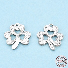 925 Sterling Silver Charms, Clover