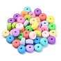 750Pcs 15 Colors Handmade Polymer Clay Beads, for DIY Jewelry Crafts Supplies, Flat Round