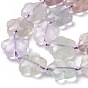 Fleurs naturelles perles arc-en fluorite de brins