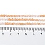 Natural Citrine Beads Strands, Cube, Faceted, Grade AA