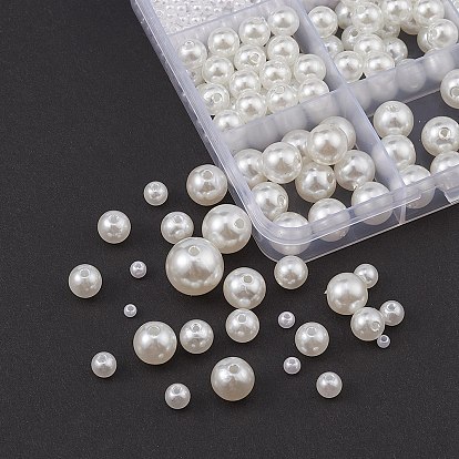 Kit de fabrication de bracelets en perles d'imitation diy, y compris les perles acryliques, fil élastique, aiguilles à gros yeux