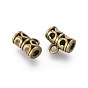 Tibetan Style Alloy Hangers, Bail Beads, Cadmium Free & Lead Free, about 11.5mm long, 9mm wide, 5.5mm thick, hole: 2mm
