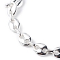 304 Stainless Steel Coffee Bean Chain Bracelet for Men Women
